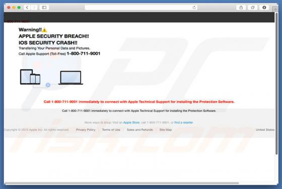APPLE SECURITY BREACH Schwindel (Mac)
