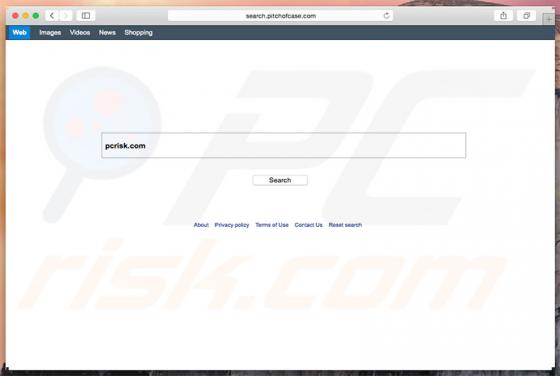 Search.pitchofcase.com Weiterleitung (Mac)