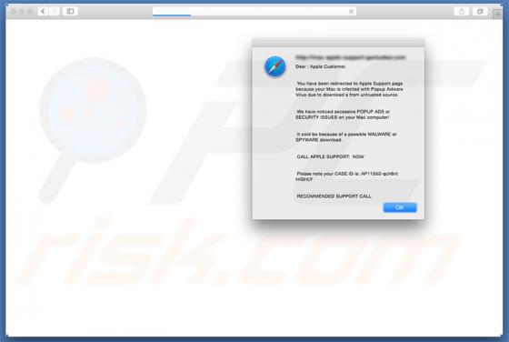 Your Mac Is Infected With Popup Adware Virus Betrug (Mac)