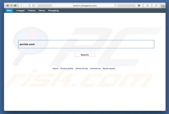 Search.stosgame.com Weiterleitung (Mac)