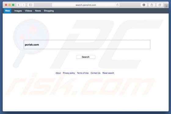 Search.pensirot.com Weiterleitung (Mac)