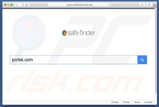 Search.safefinderformac.com Weiterleitung (Mac)