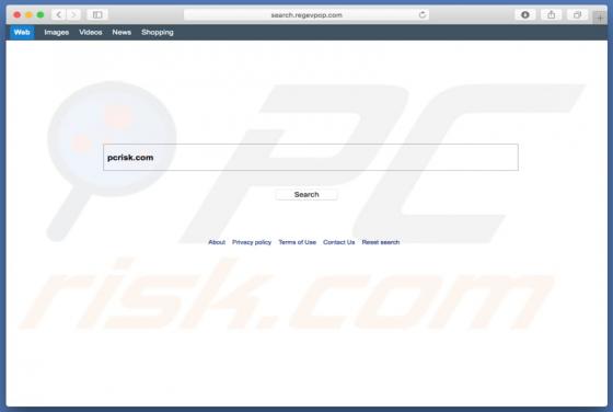 Search.regevpop.com Weiterleitung (Mac)