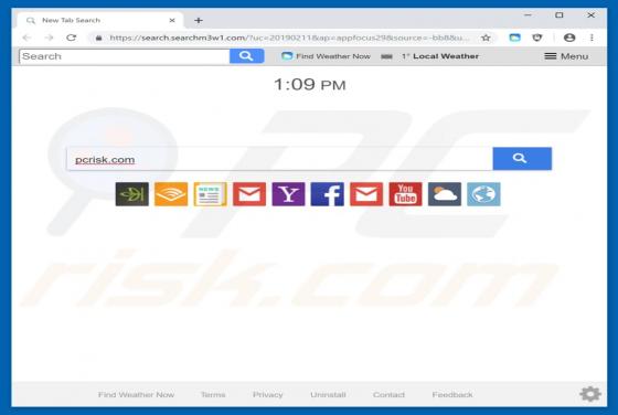 Search.searchm3w1.com Weiterleitung