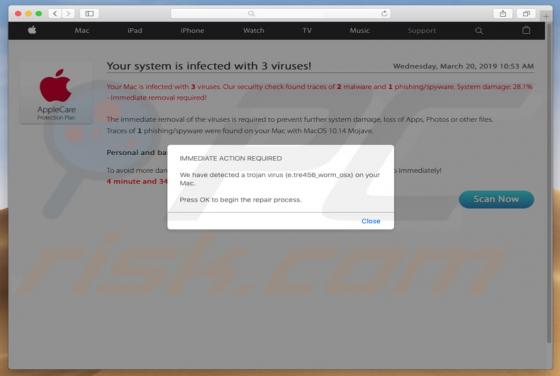 Your Mac Is Heavily Damaged! (33.2%) POP-UP Betrug (Mac)