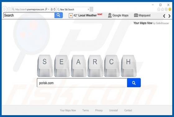 Search.yourmapsnow.com Weiterleitung