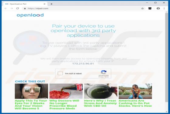 Olpair.com Werbung