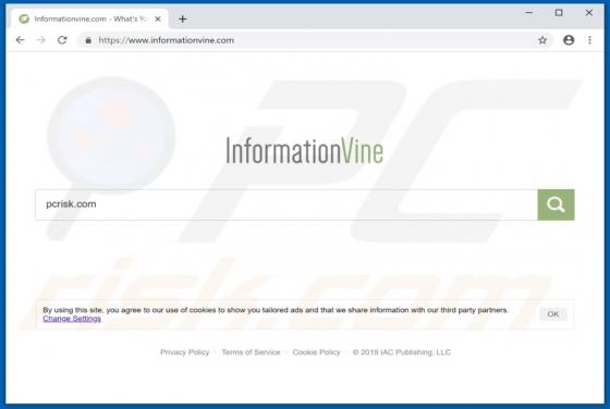 Informationvine.com Weiterleitung