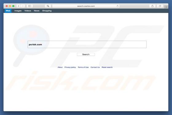 Search.zaztov.com Weiterleitung (Mac)