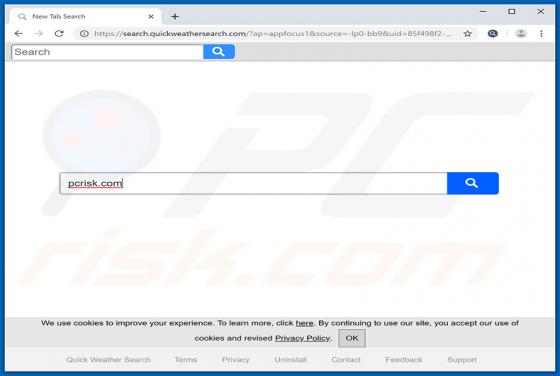 Quick Weather Search Browserentführer