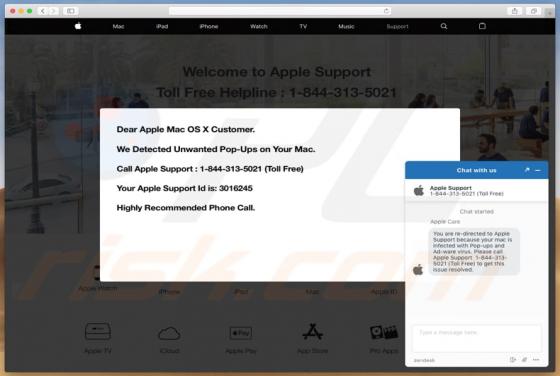 We Detected Unwanted Pop-Ups on Your Mac POP-UP Betrug (Mac)