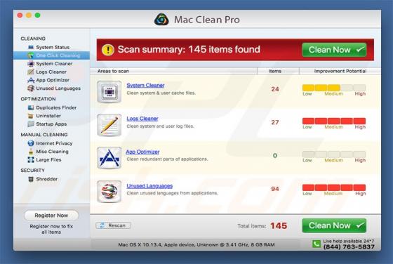 Mac Clean Pro unerwünschte Anwendung (Mac)