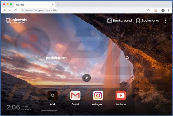 NiceTab StartPage Browserentführer (Mac)