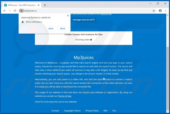 Mp3juices.cc Werbung