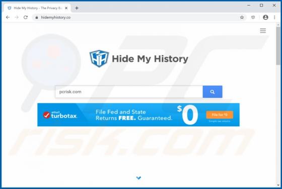 Hide My History Browserentführer