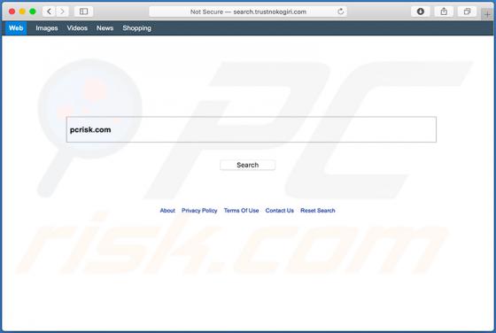Search.trustnokogiri.com Weiterleitung (Mac)