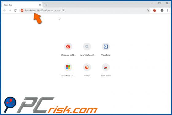 Less Notifications Browserentführer