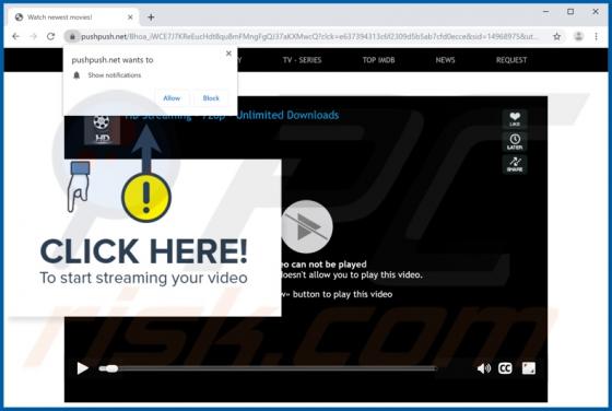 Pushpush.net Werbung