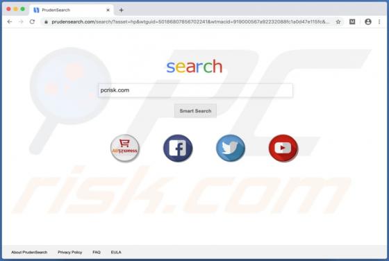 Prudensearch.com Weiterleitung (Mac)