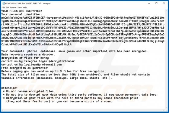 Bomba Ransomware