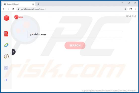 StreamAllSearch Browserentführer