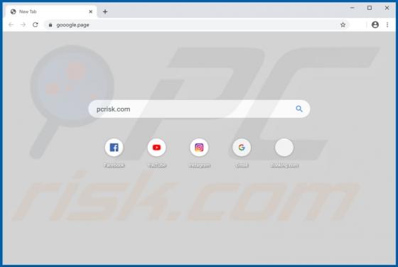 Gooogle.page Weiterleitung