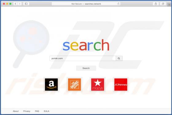 Searches.network Weiterleitung (Mac)
